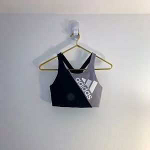 Adidas Sports Bra Top with Mesh Racer Back